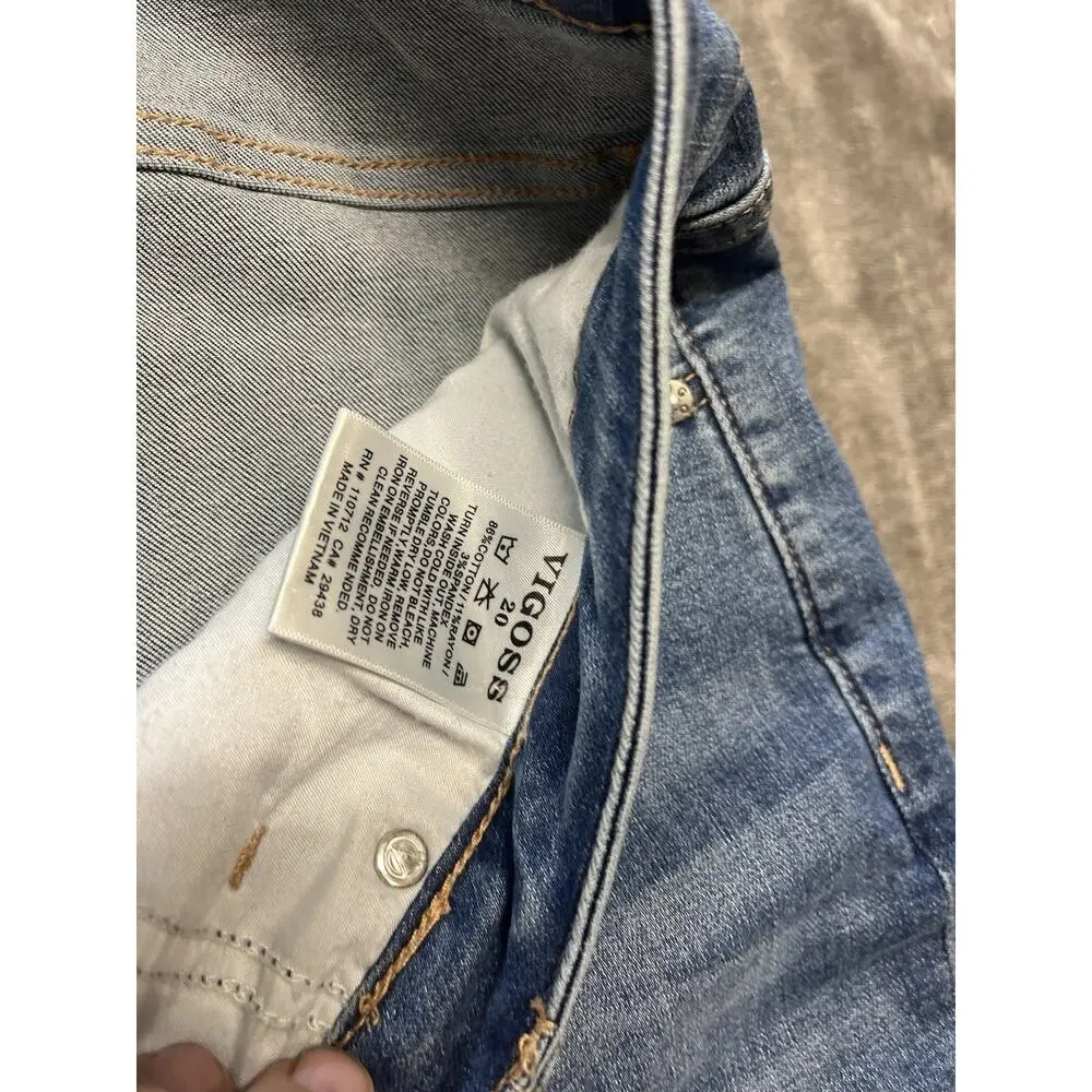 Vigoss THOMPSON TOMBOY Size 20 High Rise Ankle Straight Jeans Denim Pants 38x28 - Picture 7 of 9